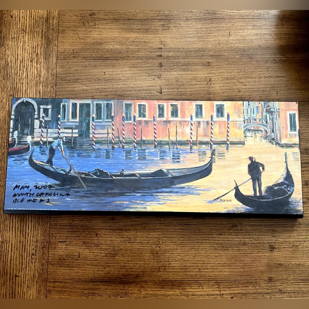 ‘A Gondola Ride’ by Roy Avis  | Reproduction |  8X20